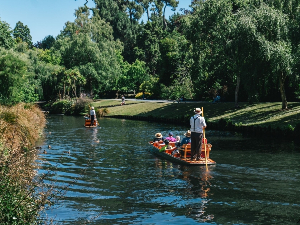 Punting on the Avon River