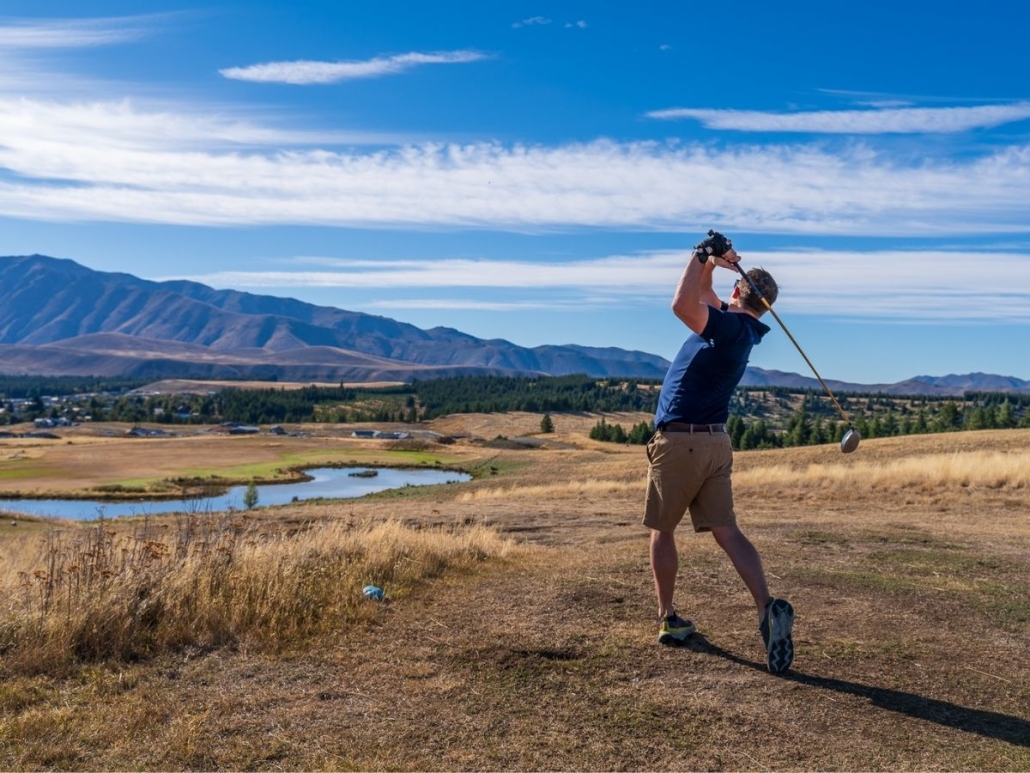 Golfing